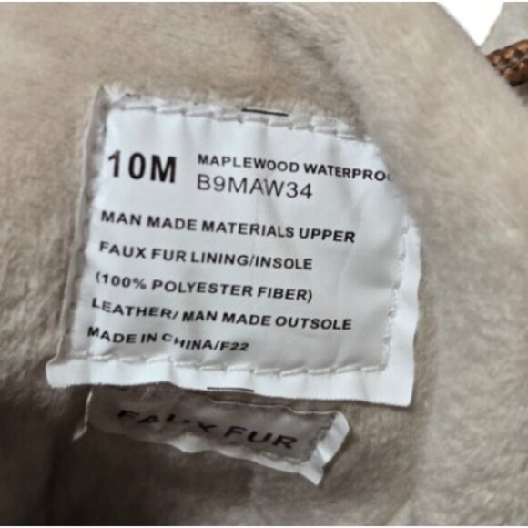 JBU by Jambu Women Maplewood Faux Leather Lace-Up Rain Boots Shoes (Size 10) NWT - Picture 8 of 10